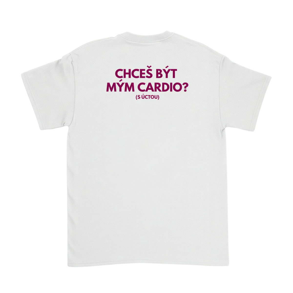 Chceš být mým cardio? Bílá