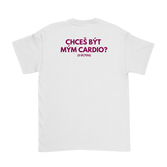 Chceš být mým cardio? Bílá