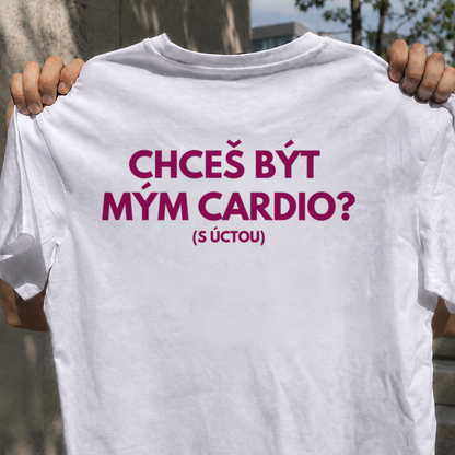 Chceš být mým cardio? Bílá