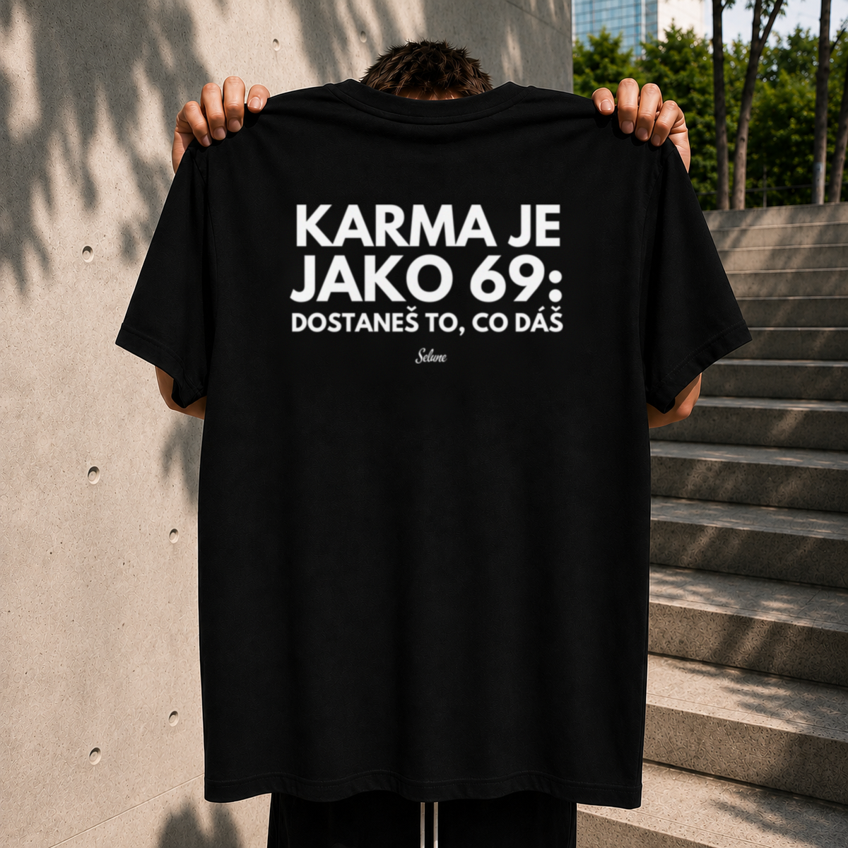 Karma je jako 69 Černá