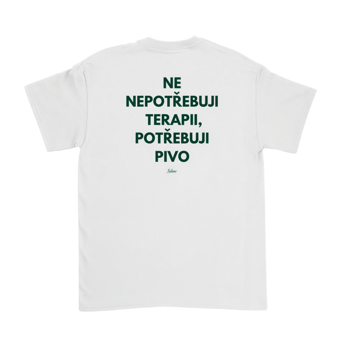 Ne, nepotřebuji terapii, potřebuji pivo Bílá