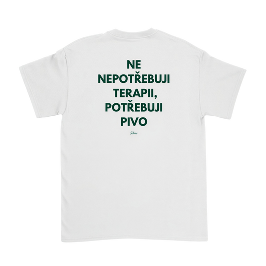Ne, nepotřebuji terapii, potřebuji pivo Bílá