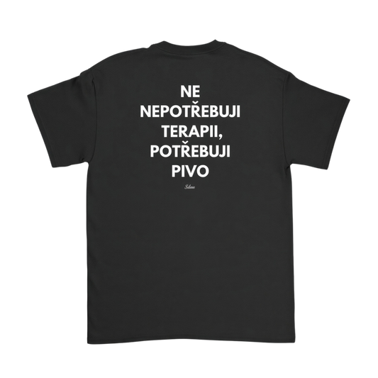 Ne, nepotřebuji terapii, potřebuji pivo Černá